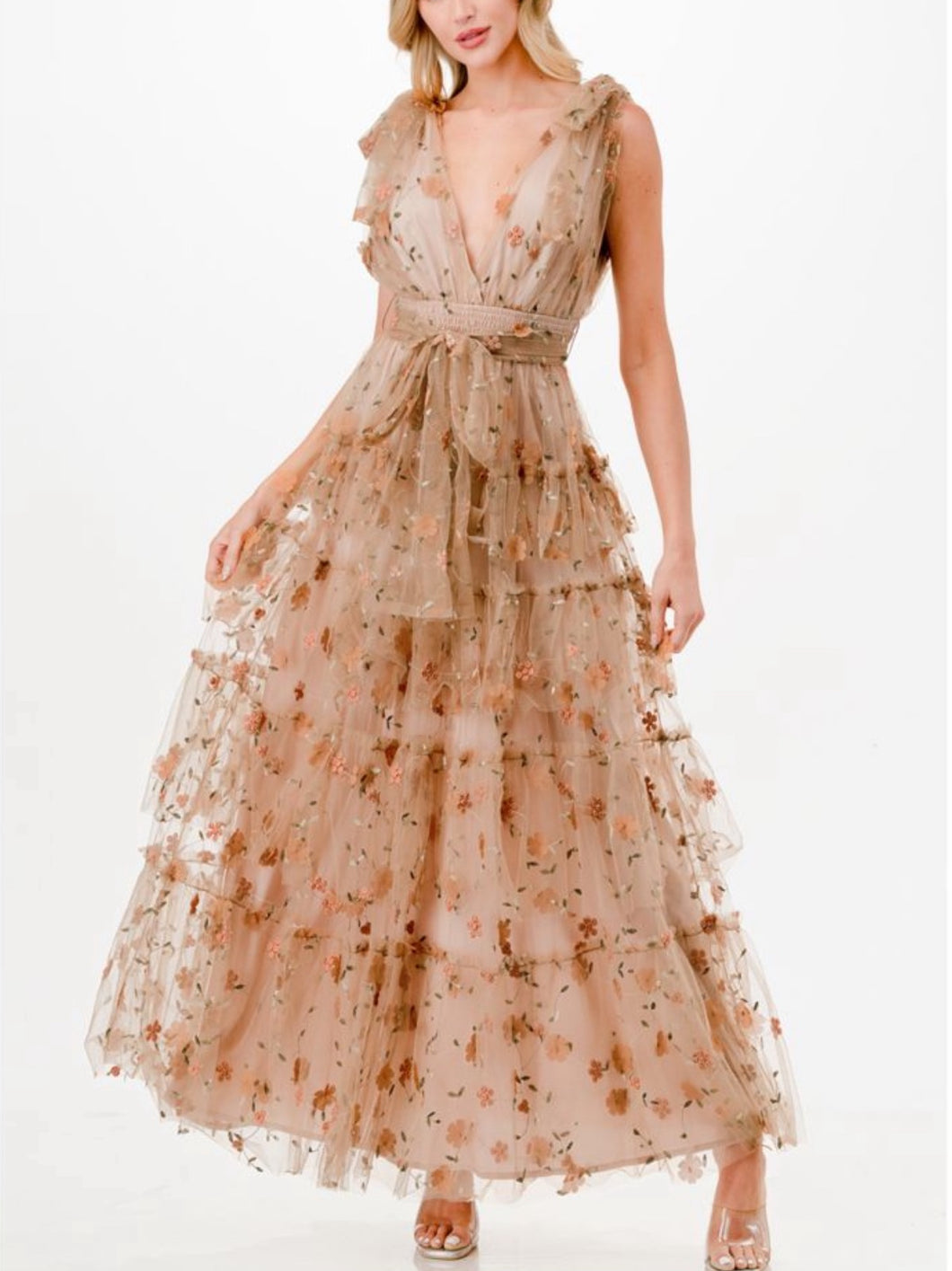 Vestido Taupe