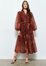 Cargar imagen en el visor de la galería, Vestido Brown Floral
