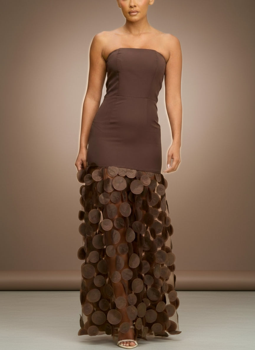 Vestido Café
