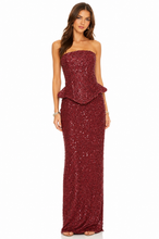 Cargar imagen en el visor de la galería, Vestido Burgandy
