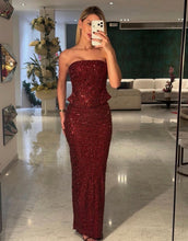 Cargar imagen en el visor de la galería, Vestido Burgandy
