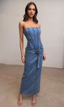 Cargar imagen en el visor de la galería, Vestido Denim
